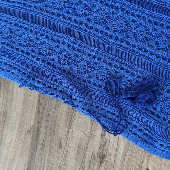 NWT Pacific Blue Knitted Coverup-2 - Picture 5 of 5